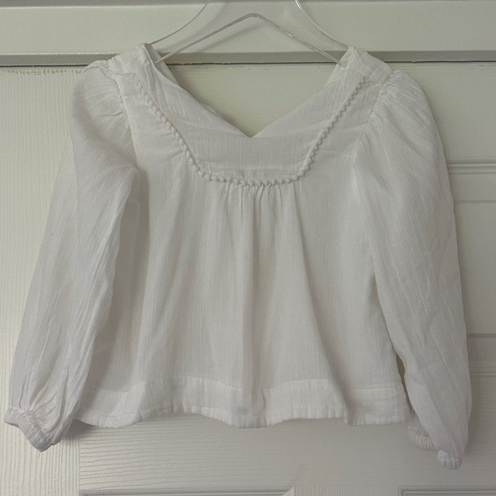 Janie andโJack Elegant White Blouse